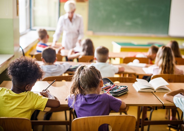 Students in classroom